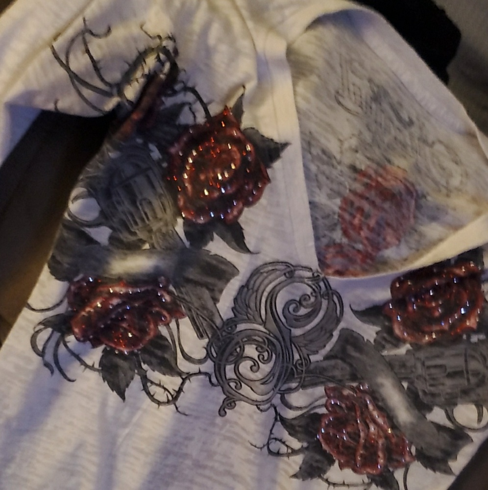 Long sleeve Vneck Sinful shirt